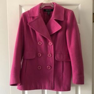 New York & Company pink pea coat